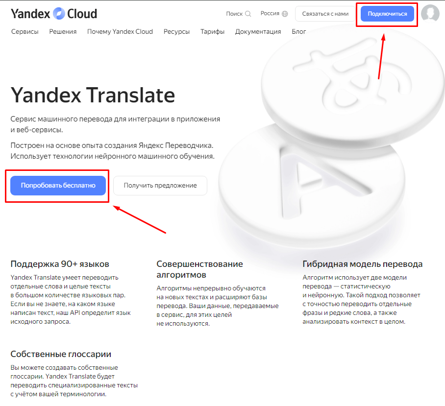 Яндекс Переводчик