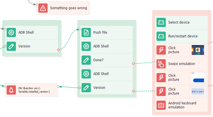 With solid background