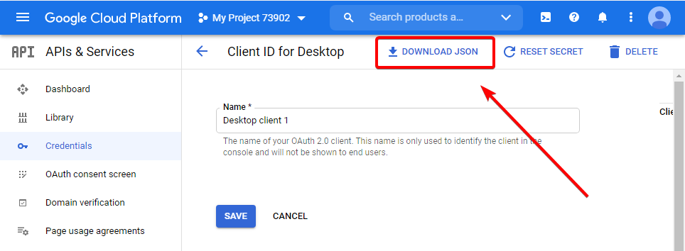 Setting Up Google Sheets Connection