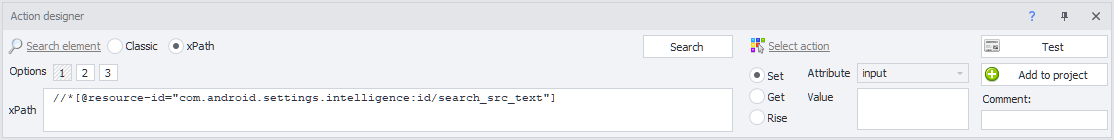 XPath search