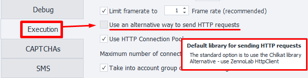 Use alternative method