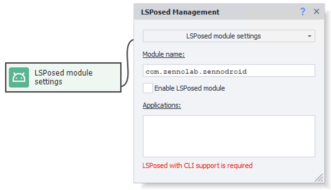 LSPosed module configuration