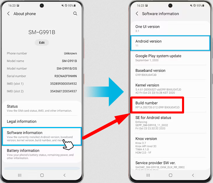 Software information